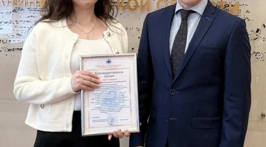 Минздрав поблагодарил калининградского врача Веру Соловьёву за помощь пассажирке автобуса