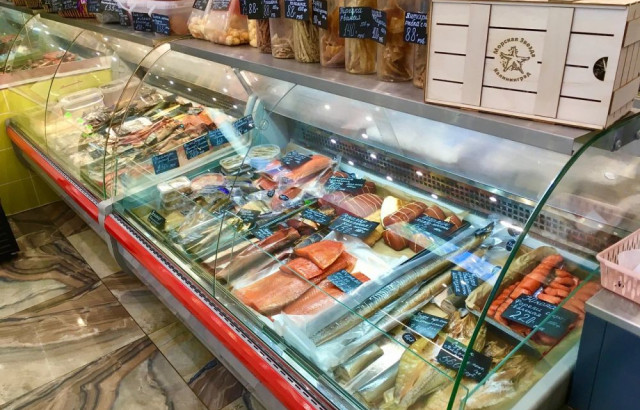 Морская звезда, магазин рыбы и разливного пива